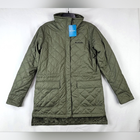 $200 Columbia Womens Copper Crest Novelty Quilted Jacket - Picture 6 of 14